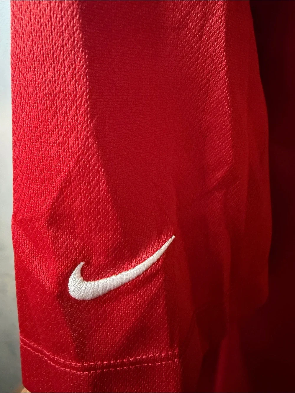 Nike Red and White Women’s Long-Sleeve Performance Jersey